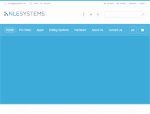 Tablet Screenshot of nlesystems.com